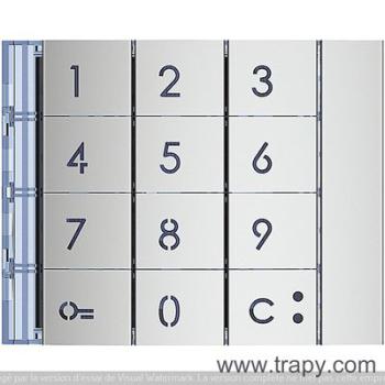  Facade clavier code Allmetal 