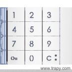  Facade clavier code Allwhite 