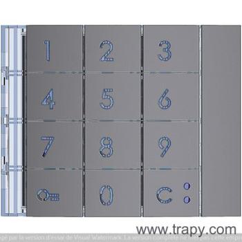  Facade clavier code Allstreet 