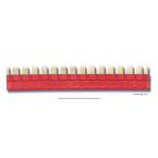  Peigne 16 broches rouge pour s 