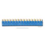  Peigne 16 broches bleu pour s 