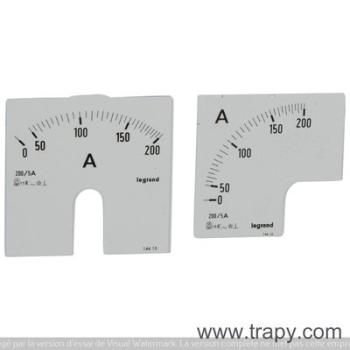  CADRAN AMPEREMETRE 0-200A 