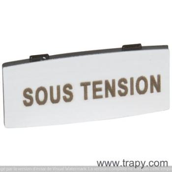  INSERT MARQUE SOUS TENSION 