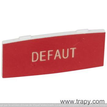  INSERT MARQUE DEFAUT (ROUGE) 