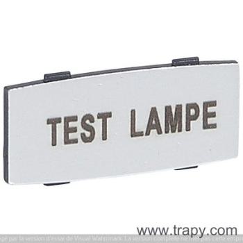  INSERT MARQUE TEST LAMPE 