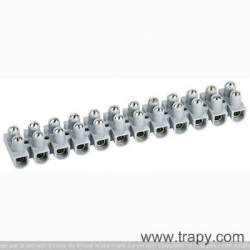  BARRETTE SUPREM 6MM2 GRIS 