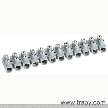  BARRETTE SUPREM 16MM2 GRIS 