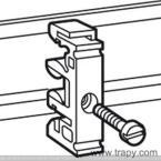  ADAPTATEUR BI RAIL  P/VIS 6MM 