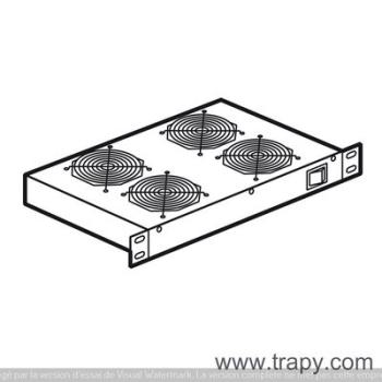  TIROIR VENTIL 19" PROF 600/800 