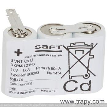  KIT BATTERIE NI-CD 3,6V 1,5AH 