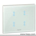  COMMANDE KNX TACTILE 2 M BLANC 