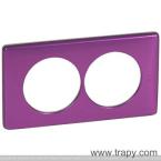  PLAQUE 2P 57MM VIOLET IRISE 