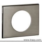  PLAQUE 1P  INOX BROSSE 