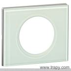  PLAQUE 1P  VERRE KAOLIN 