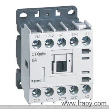  CTX MINI CT 3P 6A 1NC 415VAC 