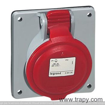  SOCLE TAB 32A 3P+T 415V IP44 