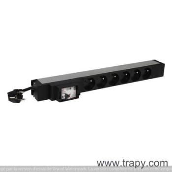  PDU 19P 6X2P+T FR/B + DISJ DIF 